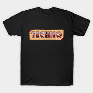 Techno Music retro T-Shirt